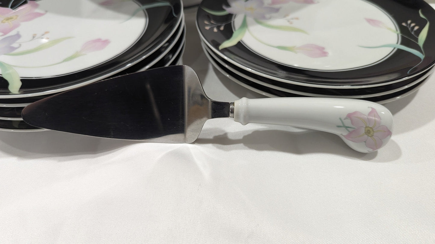Vintage Fairfield Fine China Cake by Vanessa Yung Shen Set 10pc