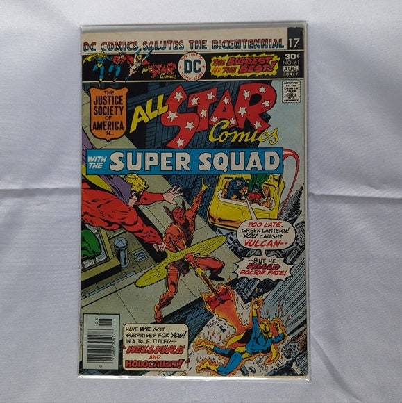 Vintage ALL STAR COMICS #61 - justice society of America 1976 | batman on cover