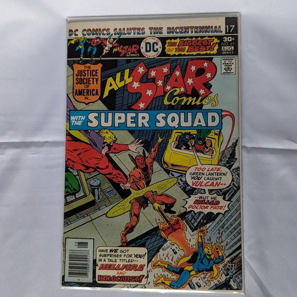 Vintage ALL STAR COMICS #61 - justice society of America 1976 | batman on cover