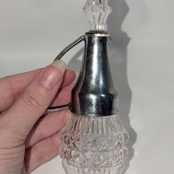 Vintage Small crystal style jug - very small