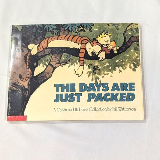 Vintage Calvin and Hobbs, the days are just packed | comic book