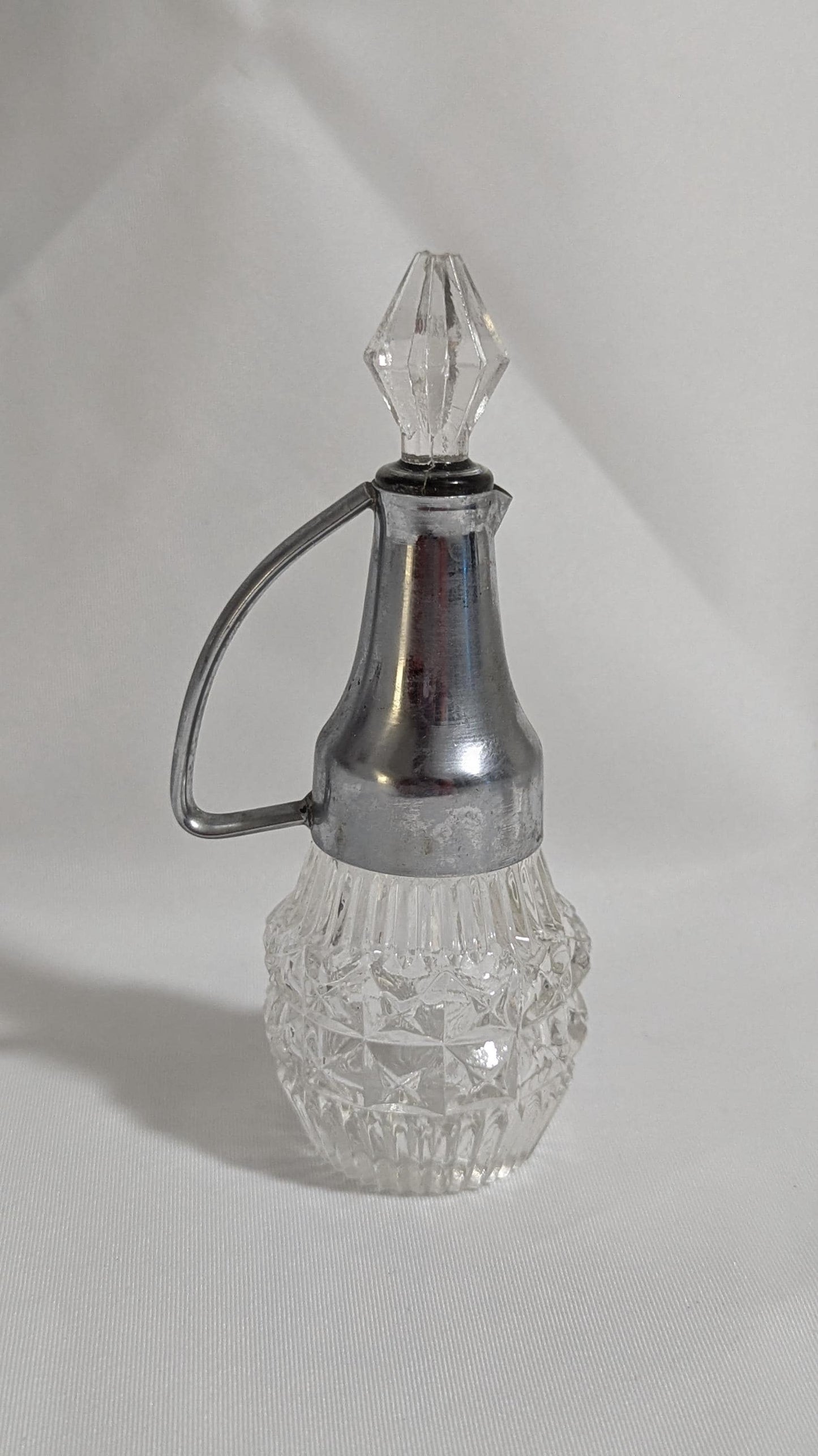 Vintage Small crystal style jug - very small