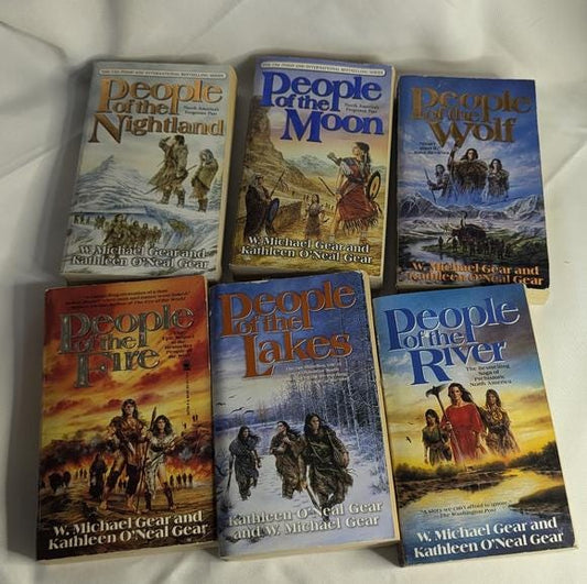 People of the wolf books | 6 books total by Kathleen O'Neal Gear, W. Michael Gear | A Novel of North America's Forgotten Past