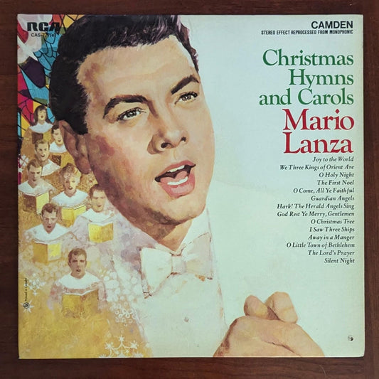 Mario Lanza – Christmas Hymns And Carols Vintage Stereo LP, record, vinyl